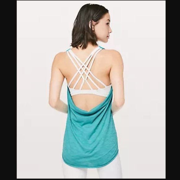 lululemon athletica Tops - Lululemon Slay the Studio Shelf Bra Tank Top sz.10